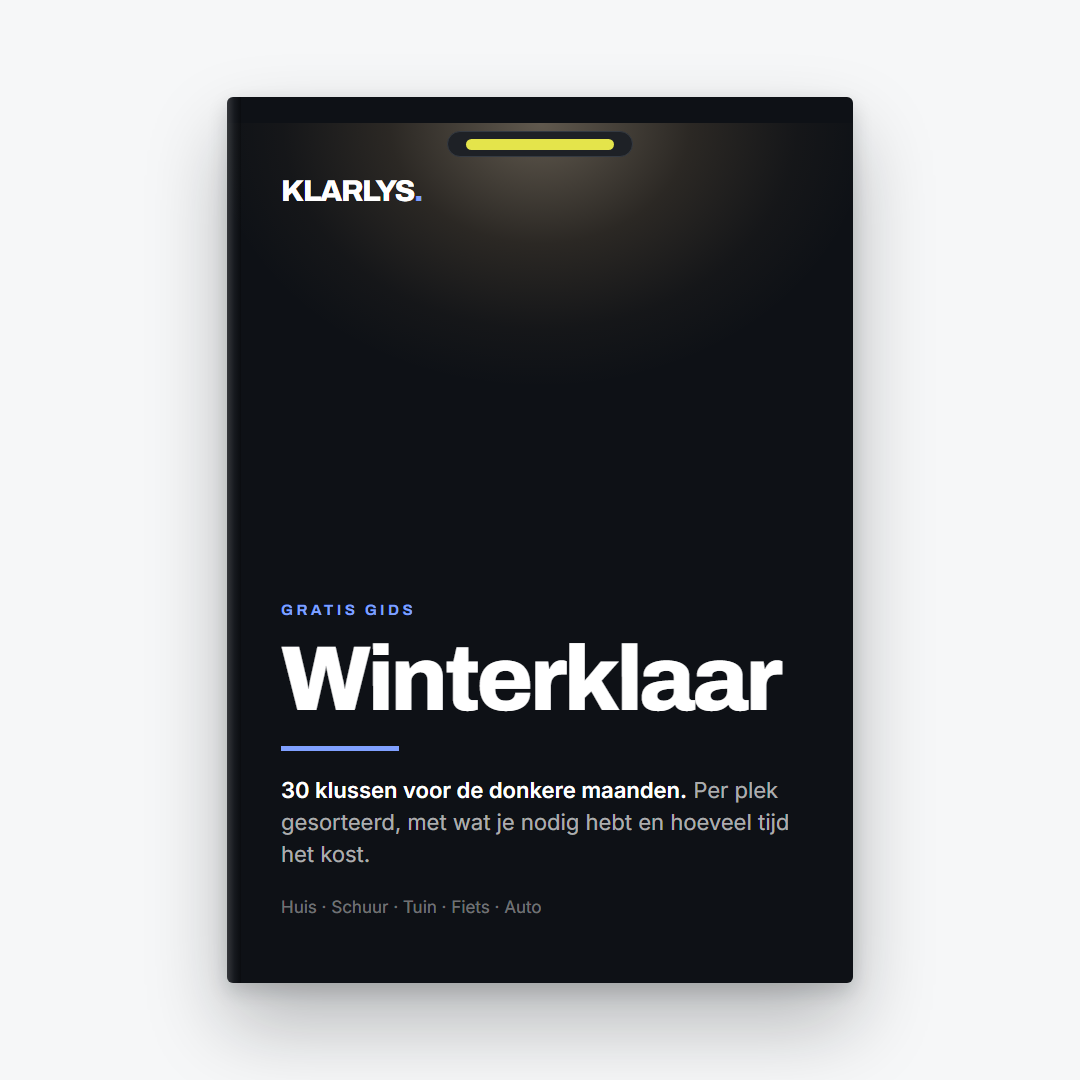 Cover van het e-book Winterklaar - 30 klussen voor de donkere maanden